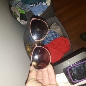 Jessica Simpson Pink Cat-Eye Sunglasses